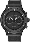 Citizen Titanium Herreklokke CA4405-17H Sort/Gummi Ø42 mm