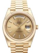 Rolex Day-Date 40 Herreklokke 228238-0003 Champagnefarget/18 karat