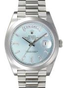 Rolex Day-Date 40 Herreklokke 228206-0002 Blå/Platina Ø40 mm