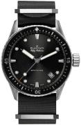 Blancpain Fifty Fathoms Herreklokke 5000-1230-NABA Sort/Tekstil Ø43