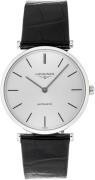 Longines Grande Classique Herreklokke L4.908.4.72.2 Sølvfarget/Lær