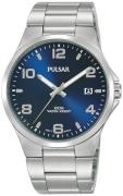 Pulsar 99999 Herreklokke PS9617X1 Blå/Stål Ø38 mm