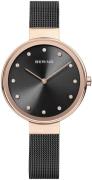 Bering 99999 Dameklokke 12034-166 Sort/Stål Ø34 mm