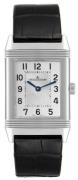 Jaeger LeCoultre Reverso Classic Dameklokke 2548520 Sølvfarget/Lær