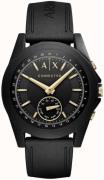 Armani Exchange Connected Herreklokke AXT1004 Sort/Gummi Ø44 mm