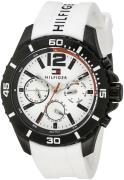 Tommy Hilfiger 99999 Herreklokke 1791146 Hvit/Gummi Ø46 mm