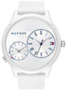 Tommy Hilfiger Dameklokke 1782145 Hvit/Gummi Ø38 mm