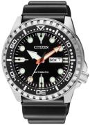 Citizen Herreklokke NH8380-15E Sort/Gummi Ø46 mm