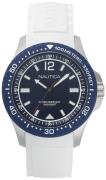 Nautica Herreklokke NAPMAU004 Dress Blå/Gummi Ø44 mm