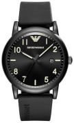 Emporio Armani Herreklokke AR11071 Sort/Gummi Ø43 mm