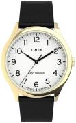 Timex Herreklokke TW2U22200 Easy Reader Hvit/Lær Ø40 mm