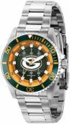 Invicta Dameklokke 36928 Nfl Grønn/Stål Ø38 mm