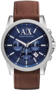 Armani Exchange Herreklokke AX2501 Smart Blå/Lær Ø44 mm