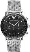 Emporio Armani Herreklokke AR11104 Sort/Stål Ø43 mm