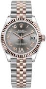 Rolex Dameklokke 278271-0030 Datejust 31 Grå/18 karat rosé gull