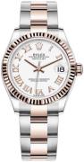 Rolex Dameklokke 278271-0001 Datejust 31 Hvit/18 karat rosé gull