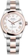 Rolex Dameklokke 278241-0001 Datejust 31 Hvit/18 karat rosé gull