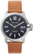 Nautica Herreklokke NAPSYD012 Dress Blå/Lær Ø44 mm