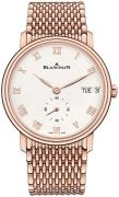 Blancpain Herreklokke 6652-3642-MMB Villeret Hvit/18 karat rosé gull