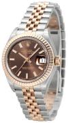 Rolex Dameklokke 279171-0017 Lady-Datejust 28 Brun/18 karat rosé