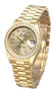 Rolex Dameklokke 279138RBR-0006 Lady-Datejust 28 Gulltonet/18 karat