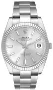 Rolex Herreklokke 126334-0003 Datejust 41 Sølvfarget/Stål Ø41 mm