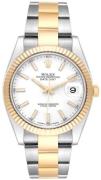 Rolex Herreklokke 126333-0015 Datejust 41 Hvit/18 karat gult gull