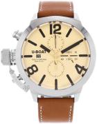 U-Boat Herreklokke 7433/A Classico Beige/Lær Ø50 mm