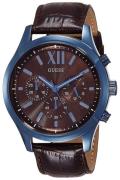 Guess Herreklokke W0789G2 Brun/Lær Ø46 mm