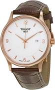 Tissot Herreklokke T914.410.46.017.00 T-Gold Hvit/Lær Ø39 mm