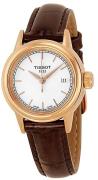 Tissot Dameklokke T085.210.36.011.00 T-Classic Hvit/Lær Ø29.5 mm