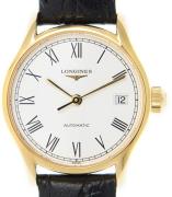 Longines Dameklokke L4.360.2.11.2 Lyre Hvit/Lær Ø25 mm