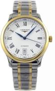 Longines Herreklokke L2.628.5.11.7 Master Hvit/18 karat gult gull