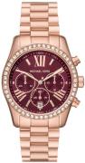 Michael Kors Dameklokke MK7275 Lexington Lilla/Rose-gulltonet stål