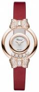 Chopard Dameklokke 209425-5001 Happy Diamonds Icons Hvit/Sateng