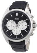 Hugo Boss Herreklokke 1512879 Chronograph Sort/Lær Ø45 mm