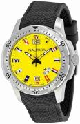 Nautica Herreklokke NAI13516G Ncs Gul/Gummi Ø44 mm