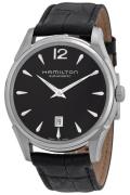 Hamilton Herreklokke H38615735 American Classic Jazzmaster Sort/Lær