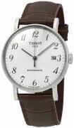 Tissot Herreklokke T109.407.16.032.00 T-Classic Sølvfarget/Lær Ø40