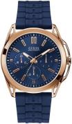 Guess Herreklokke W1177G4 Analog Blå/Gummi Ø40 mm