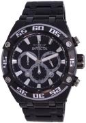 Invicta Herreklokke 37645 Coalition Forces Sort/Stål Ø50 mm