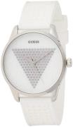 Guess Dameklokke W1227L1 Hvit/Gummi Ø36 mm