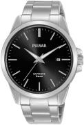 Pulsar Herreklokke PS9639X1 Sort/Stål Ø41 mm