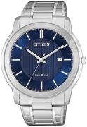 Citizen Herreklokke AW1211-80L Blå/Stål Ø42 mm