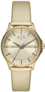 Armani Exchange Dameklokke AX5271 Lady Hampton Gullfarget/Gummi Ø36