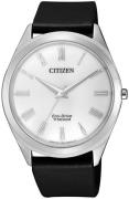 Citizen Herreklokke BJ6520-15A Eco Drive 180 Sølvfarget/Lær Ø41 mm