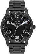 Nixon Herreklokke A1242180-00 Sort/Stål Ø42 mm