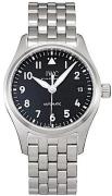 IWC Herreklokke IW324010 Pilots Sort/Stål Ø36 mm