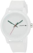 Lacoste 12.12 Herreklokke 2011069 Hvit/Gummi Ø42 mm