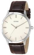 Guess Herreklokke W0664G2 Hvit/Lær Ø40 mm